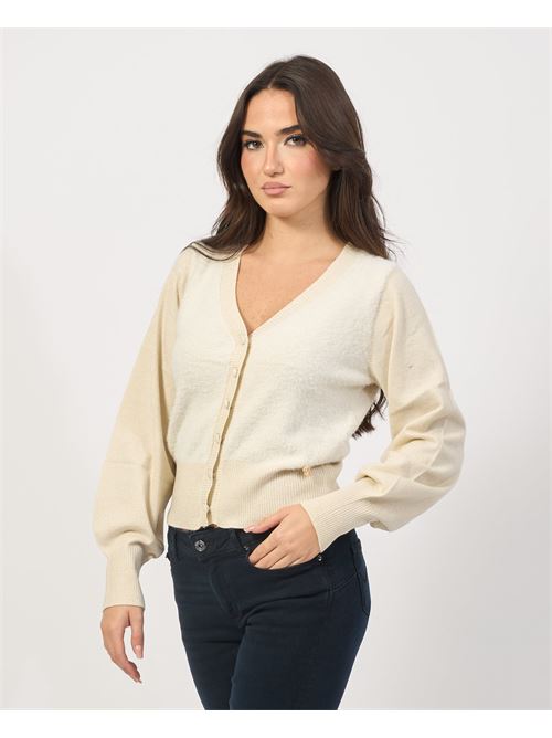 Yes Zee Women's Cardigan with Buttons YES ZEE | M092-IS000157